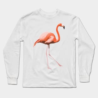 Flamingo Digital Painting Long Sleeve T-Shirt